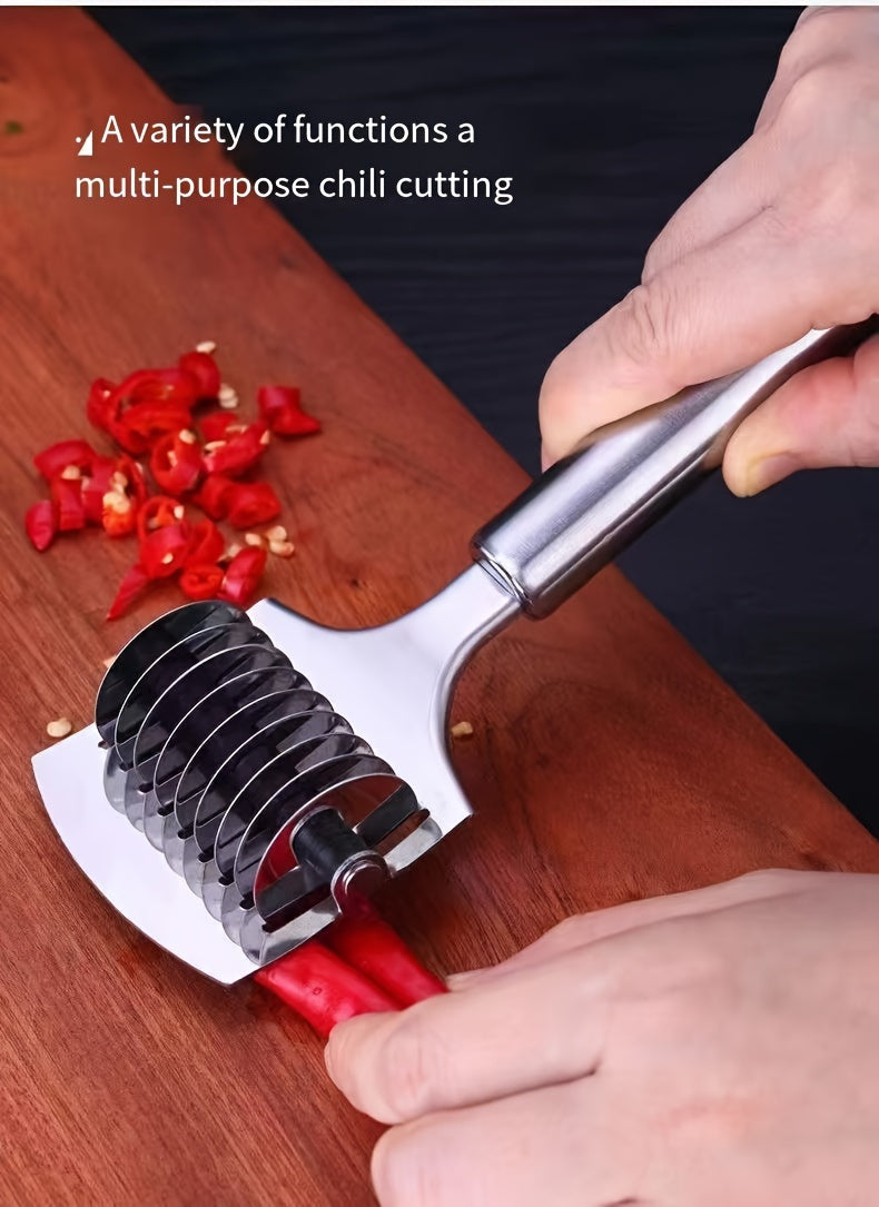 PastaMaker - Cutter manual din inox pentru tăiței