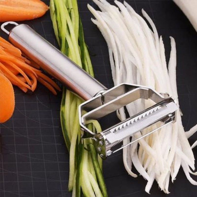 Magic Peeler Duo instrument de top pentru decojirea și felierea legumelor și fructelor