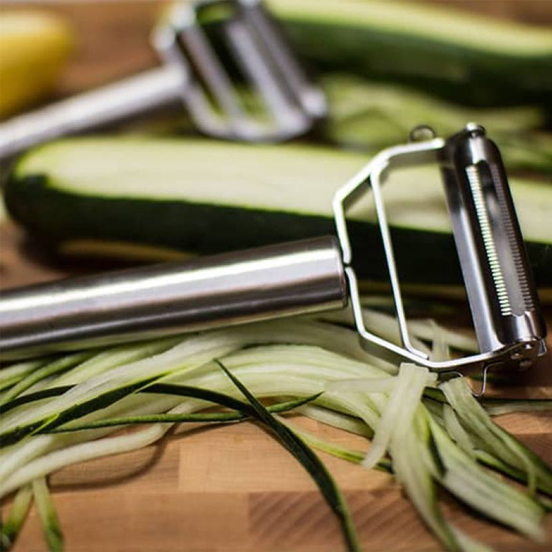 Magic Peeler Duo instrument de top pentru decojirea și felierea legumelor și fructelor