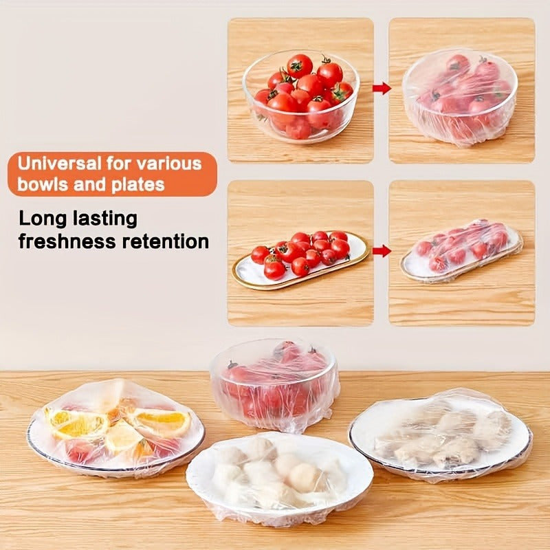 Wraps, folii alimentare elastice reutilizabile – 100 bucăți