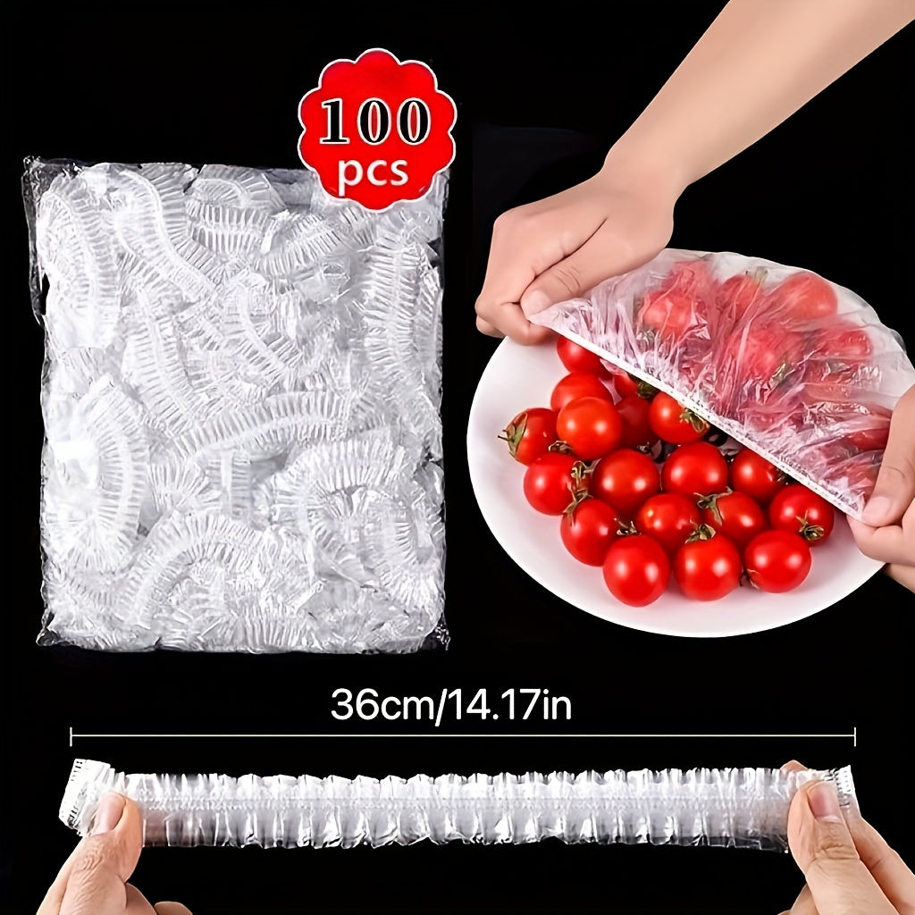 Wraps, folii alimentare elastice reutilizabile – 100 bucăți