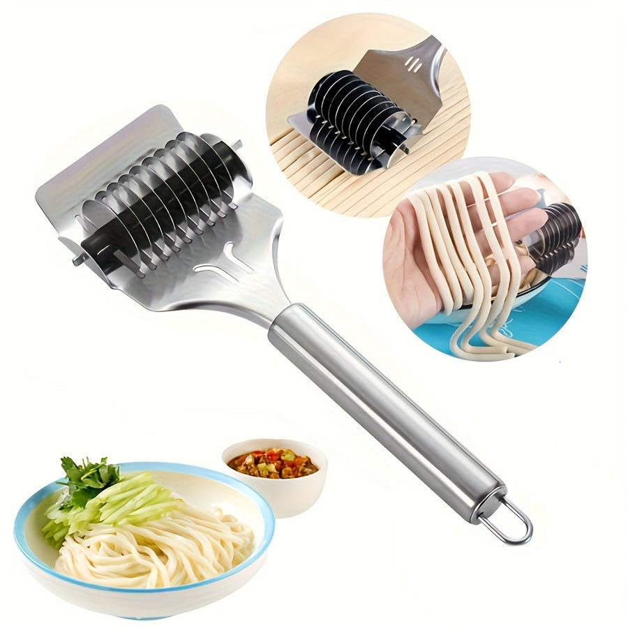 PastaMaker - Cutter manual din inox pentru tăiței