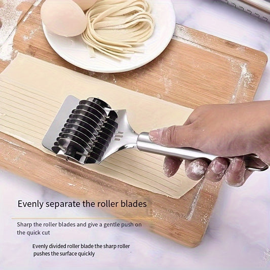 PastaMaker - Cutter manual din inox pentru tăiței